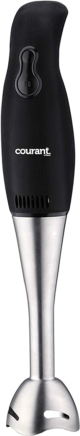 Courant 200W 2-Speed Hand Blender with Stainless Steel Leg Black