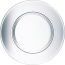 Set of twelve 6-inch clear glass Luminarc Directorie bowls with a smooth round design, arranged on a white background.
