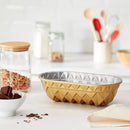 Nordic Ware Jubilee Cast Loaf Pan, 6 Cup Capacity, Gold