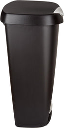 Umbra 084200-047 Brim Step On Trash Can, Black, 13 Gallon