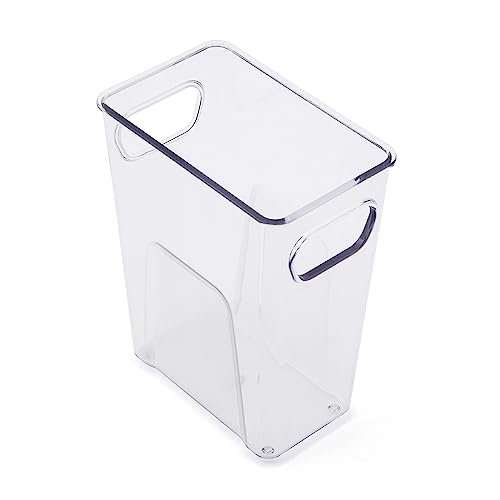 Copco Mini Tall Storage Bin, 5.5 x 3.5 x 7 Inch, Clear