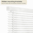 Cordless Mini Blind - Pearl White