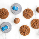 Nordic Ware Cookie Stamps | Snowflake, Grey