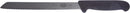 Side view of the Victorinox serrated bread knife showing the full length of the blade and handle.