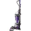 Side view of the Dyson vacuum showing ergonomic handle and ball mechanism.