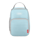 Thermos Icon Series upright lunch box in glacier blue with gray trim and top handle