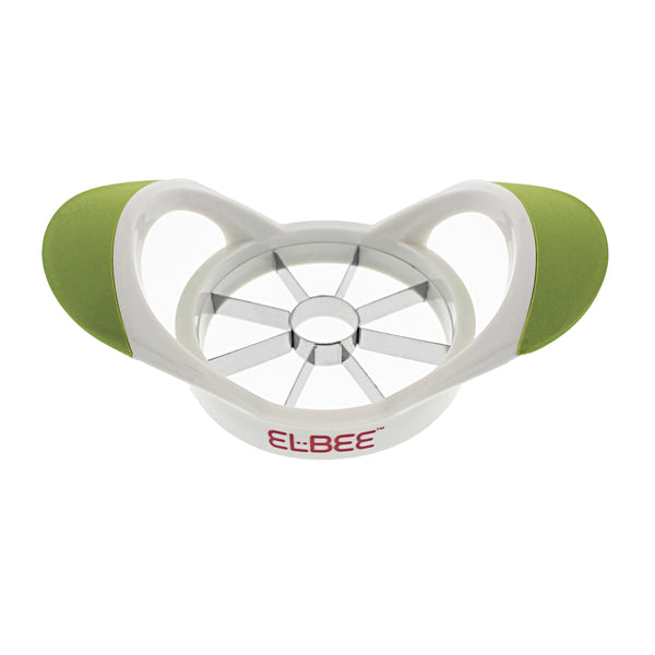 Elbee Home Upgraded Apple Slicer Cutter and Divider, Easy Grip Ultra Sharp Stainless Steel Blades, Easy to Clean, Makes Perfect Slices Every Time, Can Cut Large Apple