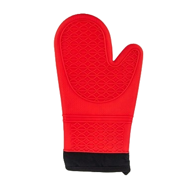 Silicon Oven Mitt Red
