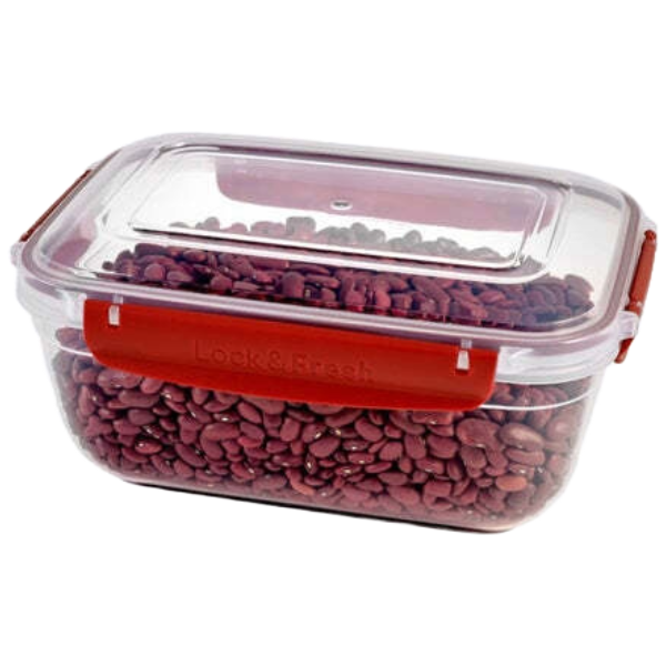 80oz Rectangular Container Red Seal