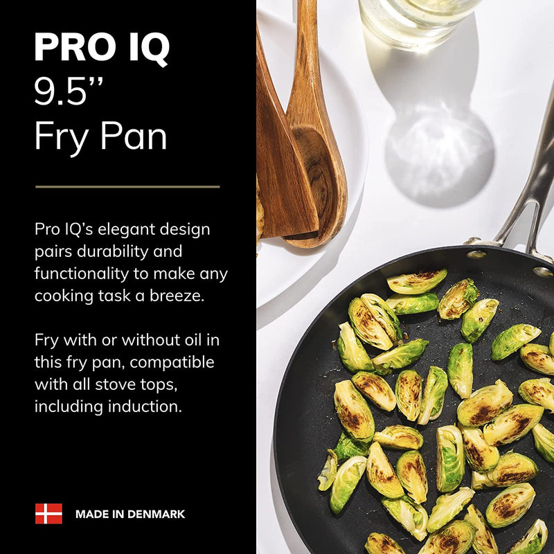 Scanpan PRO IQ Nonstick Fry Pan, 9.5, Black