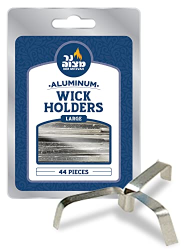 Aluminum Wick Holders - 44 Pack - Large