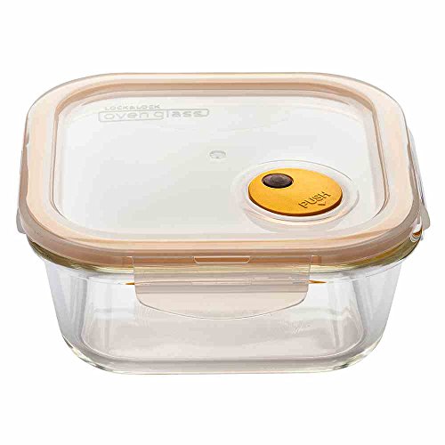Lock N Lock Purely Better Vented Glass Food Storage Container 26-Ounce