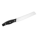 ZWILLING Twin Signature 8-inch bread knife with black ergonomic handle and serrated stainless steel blade, shown on a white background.