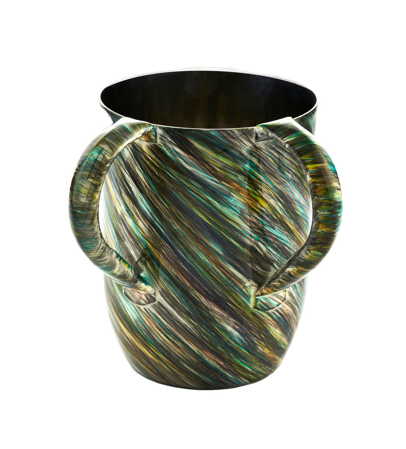 Stainless Steel Emerald Green Coated Wash Cup