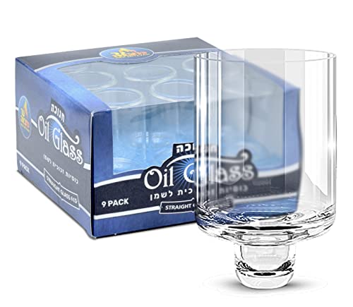 Glass Oil Insert Cups for Menorahs -