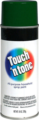 10 oz can of gloss hunter green oil-based spray paint.