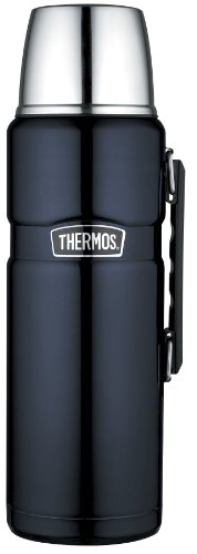THERMOS Stainless King Vacuum-Insulated Beverage Bottle, 68 Ounce, Midnight Blue