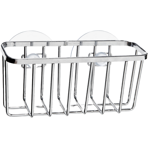 Sponge Basket Chrome With 2 Suction Cups