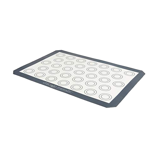 Chicago Metallic Silicone Pastry Mat with Measurements, Set of 2