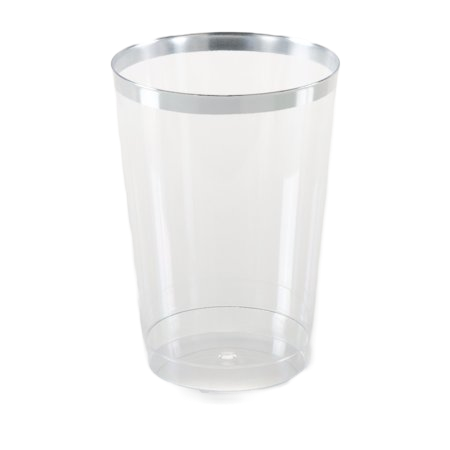 Silver 18oz Plastic Cups | 50ct