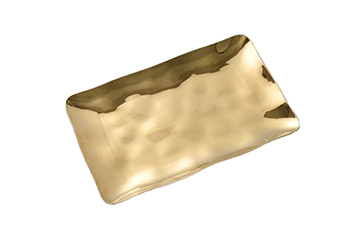 Pampa Bay Moonlight Rectangular Platter in Gold (MON2583G)