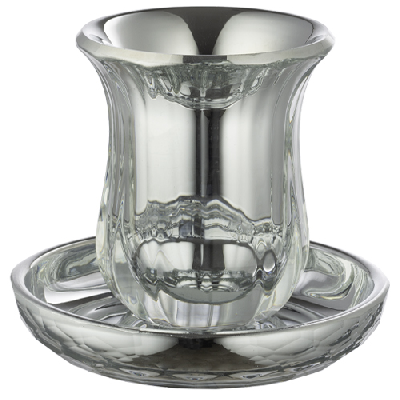 Crystal Kiddush Cup without Leg 9 cm