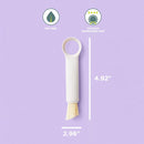 Chef'n ShroomBroom Mushroom Cleaning Brush and Corer, 5.38 inches, Taupe