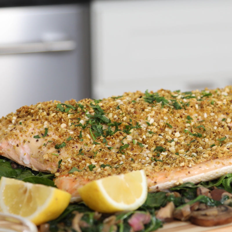 Pistachio Crusted Salmon