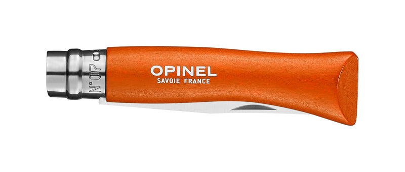 Opinel My First No.7 Stainless Steel Children’S Folding Pocket Knife with Safety Rounded Tip, Painted Handles