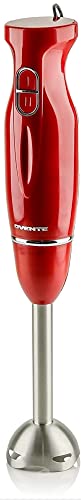 OVENTE Electric Hand Blender, Red