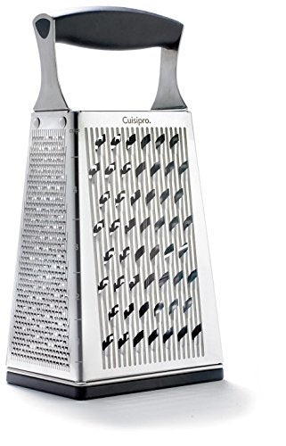 Cuisipro 4 Sided Box Grater, Regular, Stainless Steel