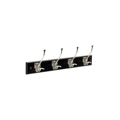 4 Nickle Hooks Black Hangers