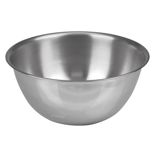 1-1/4 quart stainless steel mixing bowl, perfect for mixing, preparing ingredients, and serving food. Durable, easy-to-clean design with a sleek, polished finish.