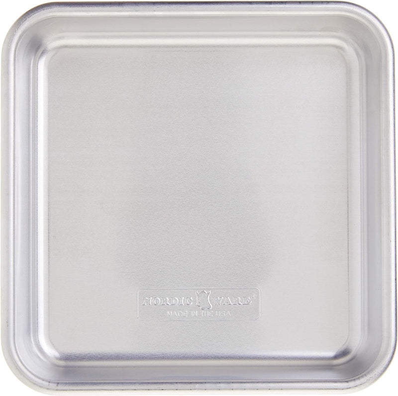 Nordic Ware - 47500 Nordic Ware Naturals Aluminum Commercial 8" x 8" Square Cake Pan, 8 by 8 inches, Silver