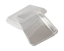 Nordic Ware Natural Aluminum Commercial Cake Pan with Lid, Rectangle Pan with Lid Silver, 9 x 13