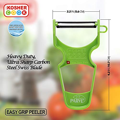 Y Swiss Vegetable Peeler, Green