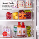 Copco Mini Large Storage Bin, 11.5 x 8.5 x 3.5 Inch, Clear