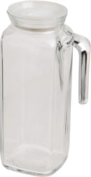 Bormioli Rocco Glass Frigoverre Jug with Airtight Lid 33.75oz, Set of 1, Frosted