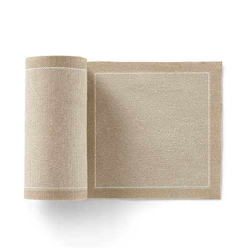 MY DRAP Cotton Cocktail Napkin, 50 units per roll, 4.5 x 4.5-Inch, Sand