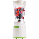 White Brentwood personal blender with 14 oz blending cup on a white background.