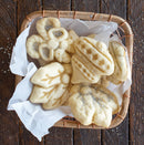 Nordic Ware Holiday Cast Cookie Stamps, 3-inch rounds, Silver