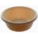 Round Plastic Wash Basin 11.25 inch Beige