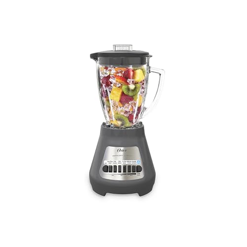 Oster 7 Speed Classic Glass Jar Blender Black