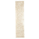 A decorative beige table runner by Home Details, showcasing a delicate rope-inspired laser-cut pattern.
