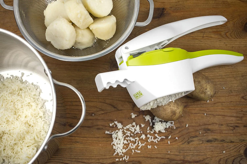 RSVP International (SPUD) Potato Ricer, White/Green | Mash Potatoes, Fruits, Vegetables & More