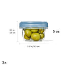 OXO Good Grips Twist & Stack Container – 5 oz – 3 Pack
