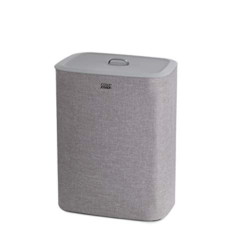 Joseph Joseph Total 90-litre Laundry Hamper Separation Basket with Lid - Grey