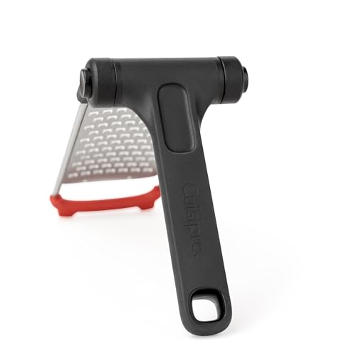 CUISIPRO Surface Glide Technology Stainless Steel Folding Handle Grater, Coarse