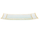 Gold Rimmed Gamma Tray 14" X 6"