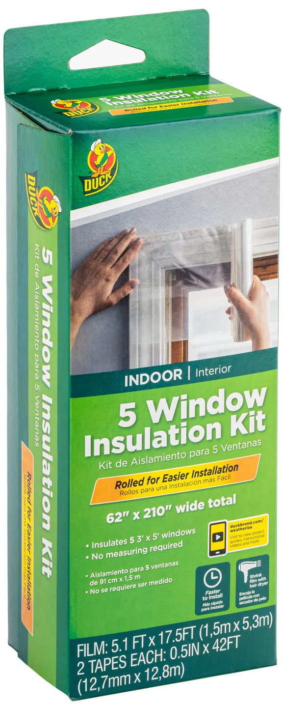 Window Seal Shrink Kit Covers 62" X 210"